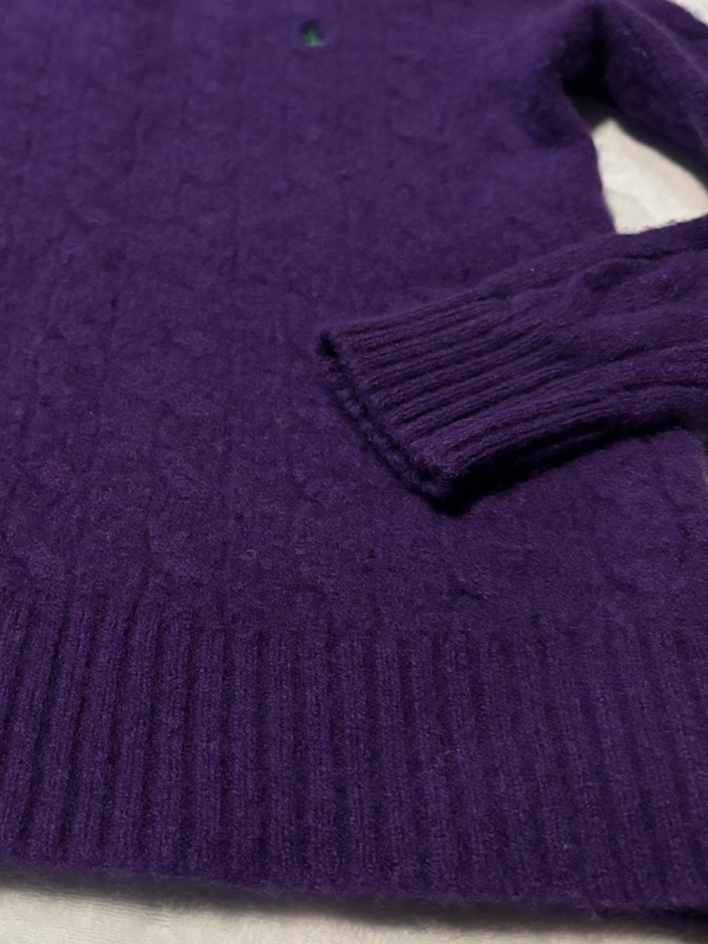 Polo Ralph Lauren Cable Wool-Cashmere Crewneck Sweater - Picture 8 of 8